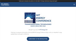 Desktop Screenshot of mitenergyconference.org